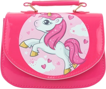 Geantă roz pentru copii cu unicorn