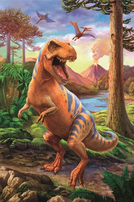 Puzzle Trefl 54 piese mini - Dinozauri uimitori