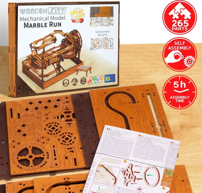 puzzle din lemn Wooden City drumul bilii