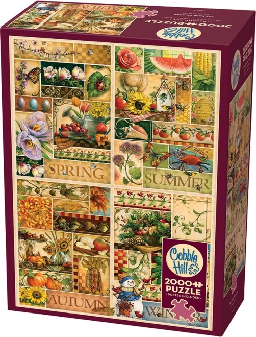 Puzzle Anotimpurile Cobble Hill 2000 piese