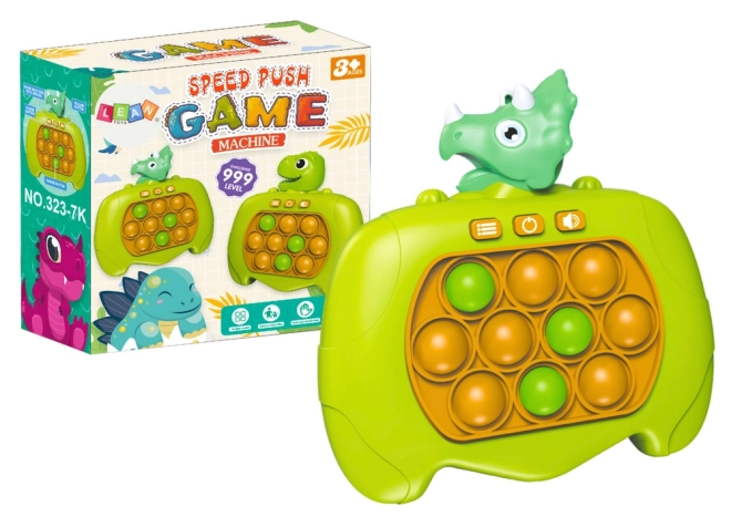 Consola Pop-It Dinozaur Verde