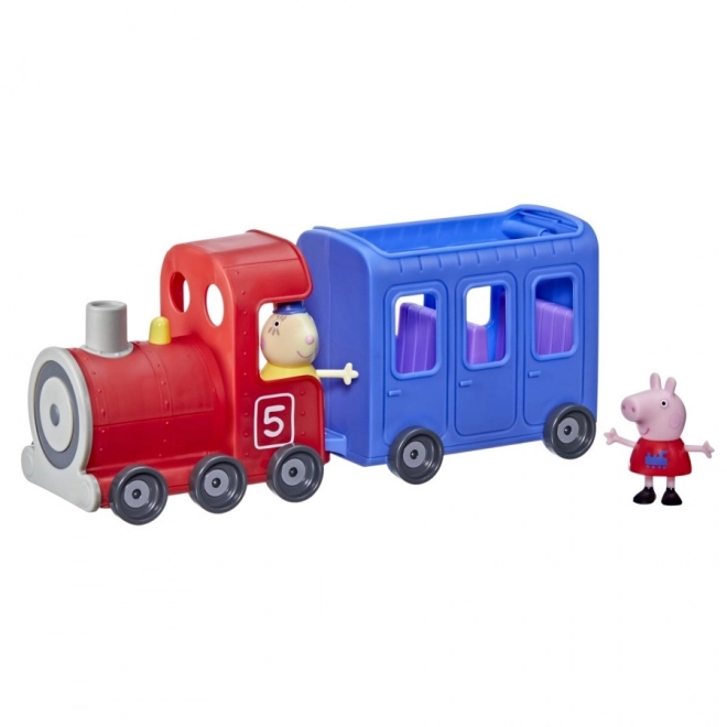 trenulețul doamnei Rabbit din Peppa Pig