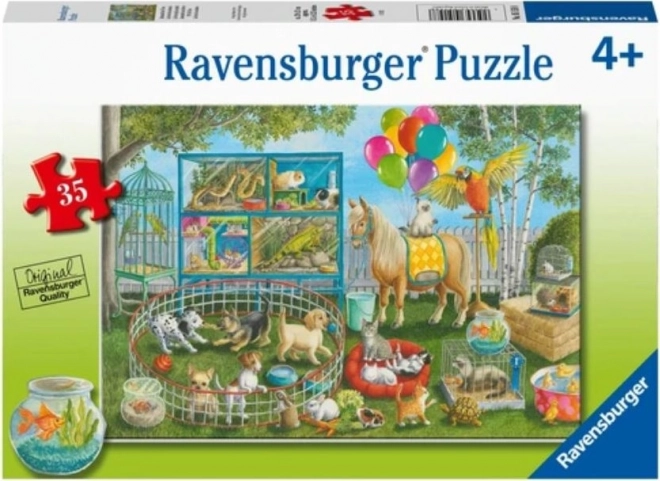 Puzzle Ravensburger distracție cu animale de companie