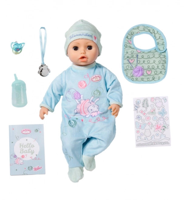 Păpușa interactivă Alexander Baby Annabell