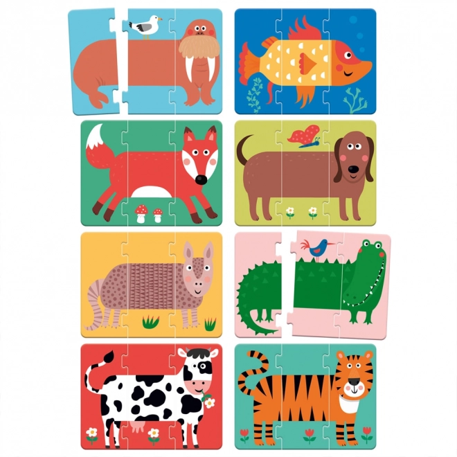 Puzzle Mix & Match Animale