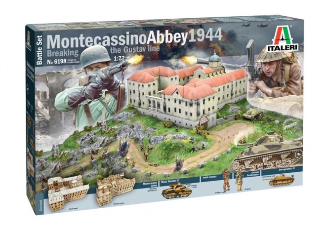 Model de asamblare Montecassino Abbey 1944 Breakthrough - Batalia de la Monte Cassino