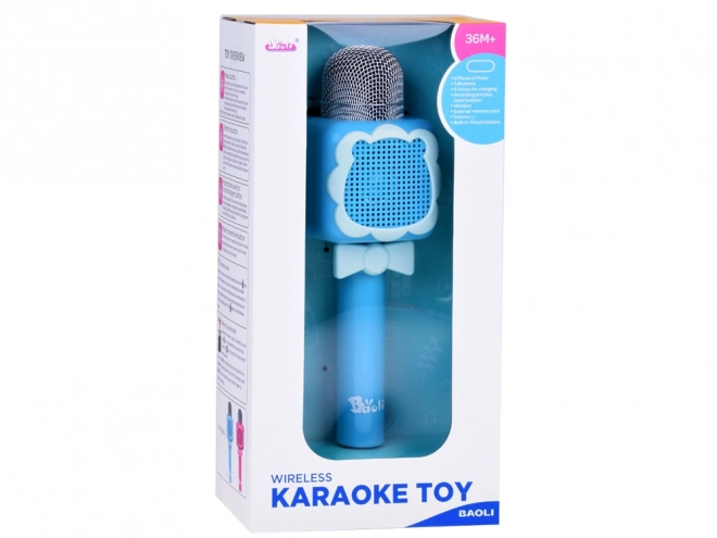 Microfon wireless pentru copii Karaoke Bluetooth – Roz