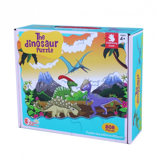 Puzzle Dinozauri 208 piese