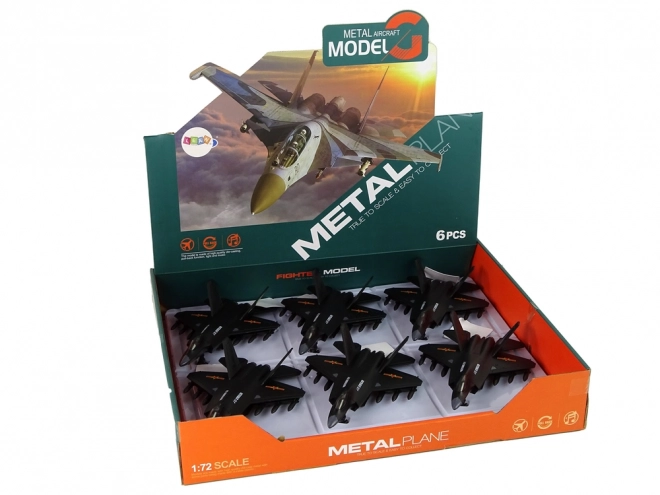 model de avion cu frecare negru 1:72