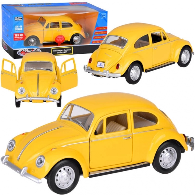 Volkswagen clasic Beetle 1967 metalic cu efecte de lumină și sunet