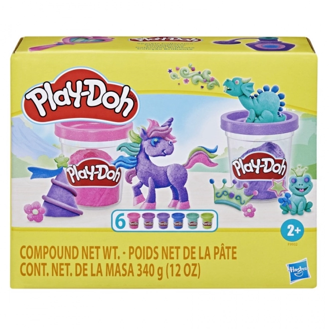 Set Play-Doh cu sclipici