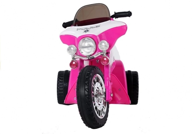 Motocicletă pentru copii pe baterie roz închis