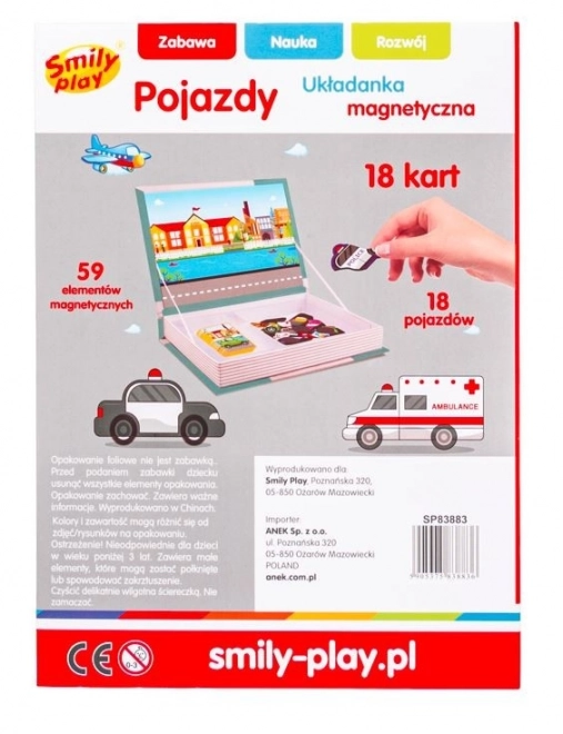 Puzzle magnetice vehicule