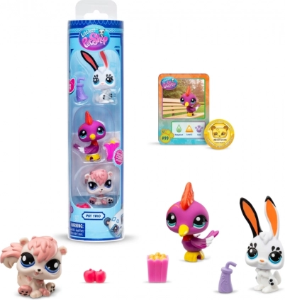 Littlest Pet Shop Pet Trio Tuba Seria 2 figurine