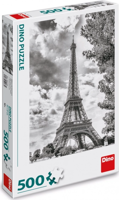 Puzzle alb-negru Turnul Eiffel 500 piese