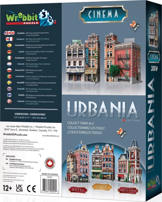 Puzzle 3D cinema Urbania Wrebbit