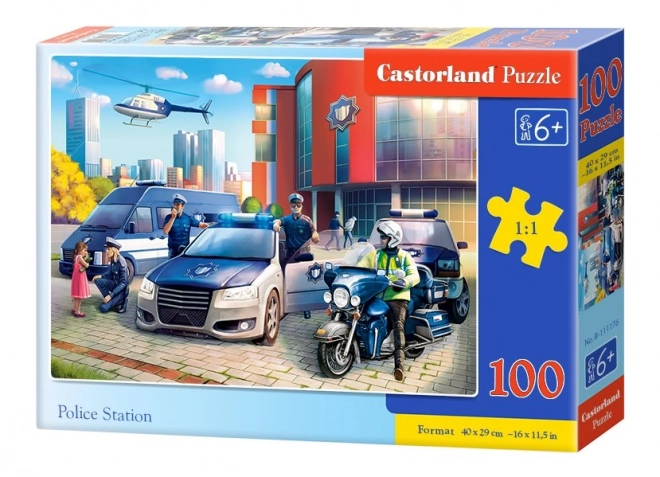 Puzzle 100 de piese poliția