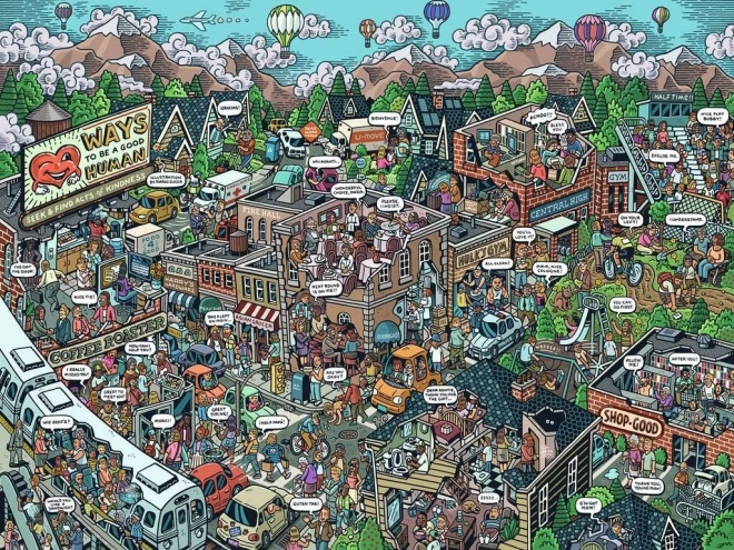 Puzzle Ravensburger Faptele Bunătăților 750 piese