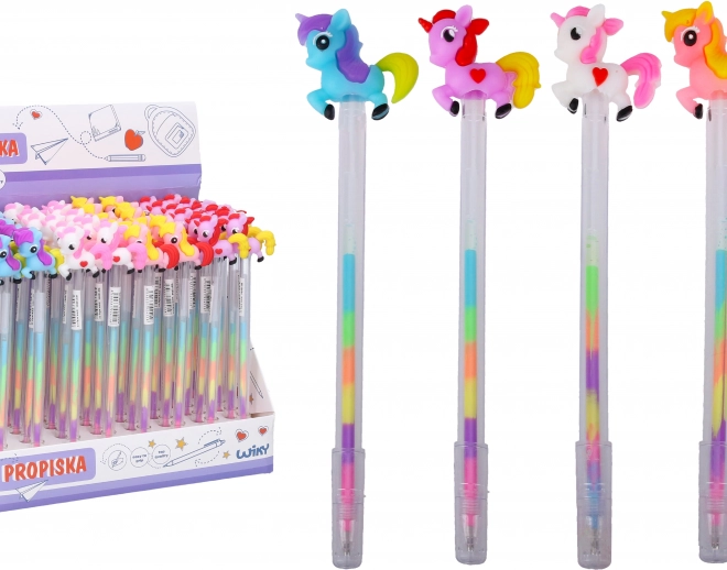 Pix gel cu decorațiune unicorn