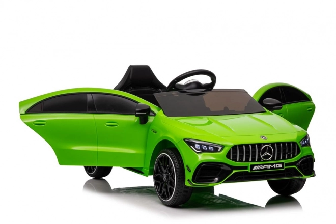 mașină cu acumulator mercedes cla 45 amg verde 4x4