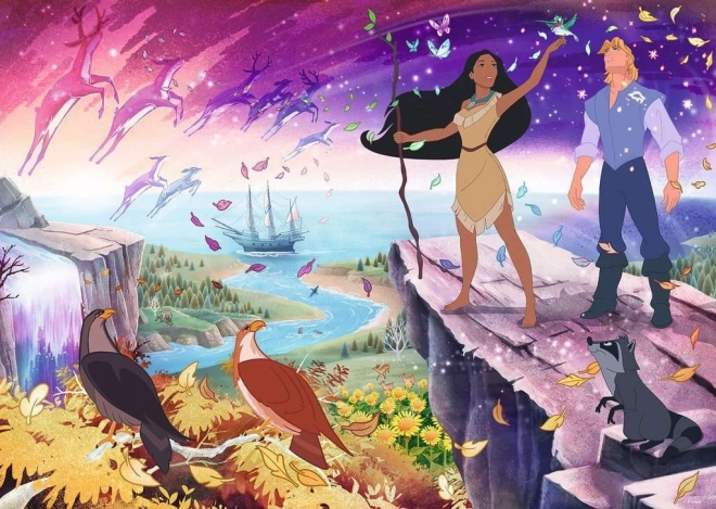 Puzzle cu Pocahontas de la Disney - 1000 de piese