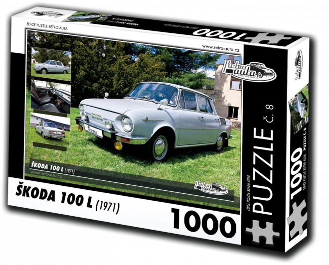 Puzzle Retro-Auta Škoda 100 L 1000 Piese