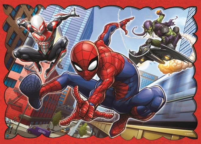 puzzle Trefl Spiderman Eroul 4 în 1