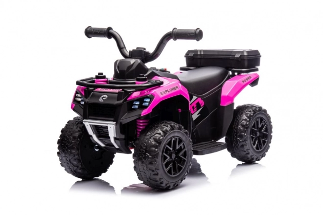 ATV electric roz pentru copii Explorer