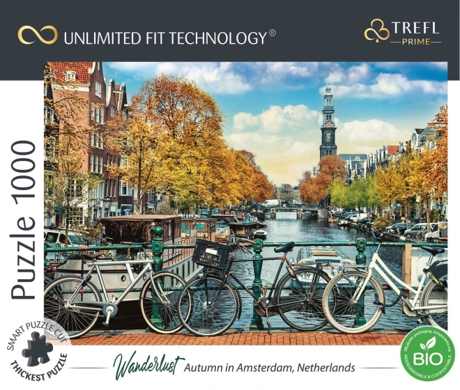 Puzzle Wanderlust: Toamna în Amsterdam 1000 de piese