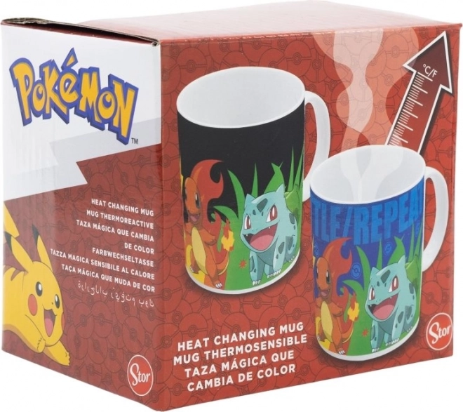 Cana ceramică schimbătoare Pokémon 325ml