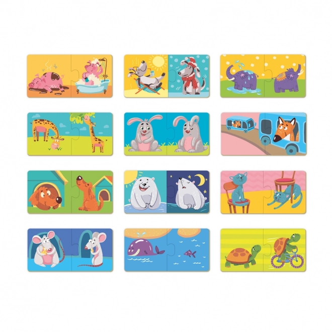 Puzzle Duo Opusele -12x2 piese