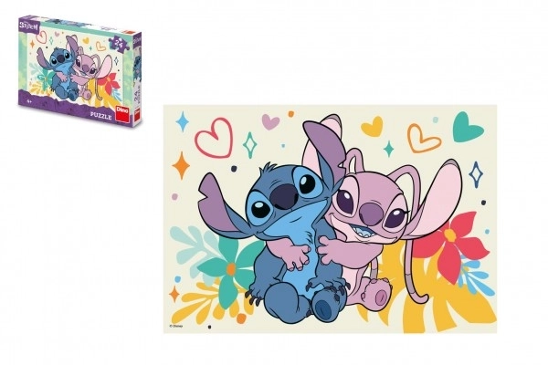 Puzzle STITCH și Îngerul 24 piese FSC