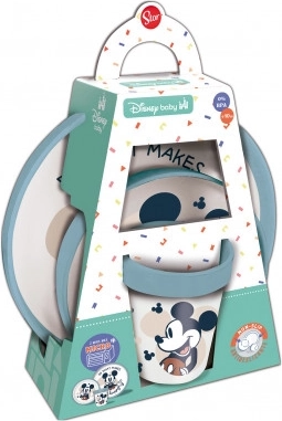 Set vesel pentru copii cu 3 piese Mickey Mouse