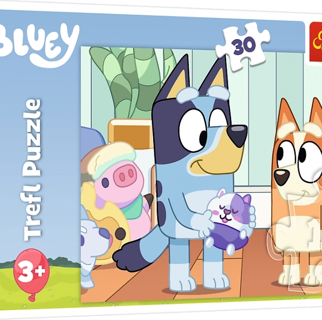 Puzzle Trefl cu motiv Bluey 30 de piese