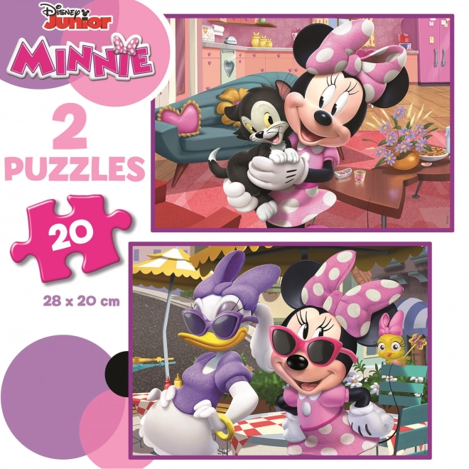 Puzzle Minnie 2x20 Educa