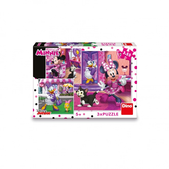 Puzzle Minnie Mouse 3x55 piese