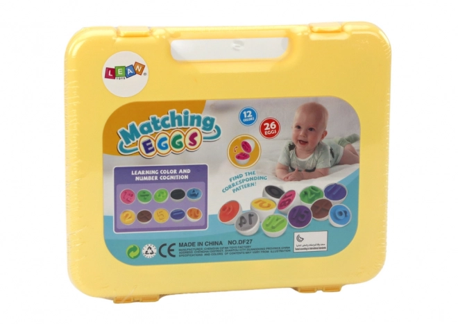 Puzzle educative cu ouă pentru învățarea numerelor și culorilor