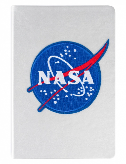 carnet de notițe NASA argintiu