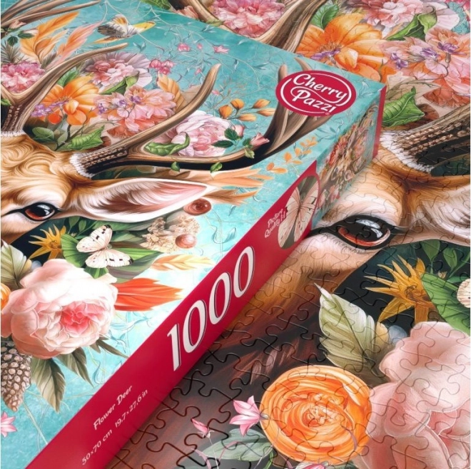 Cherry Pazzi Puzzle Jelen În Flori 1000 Piese