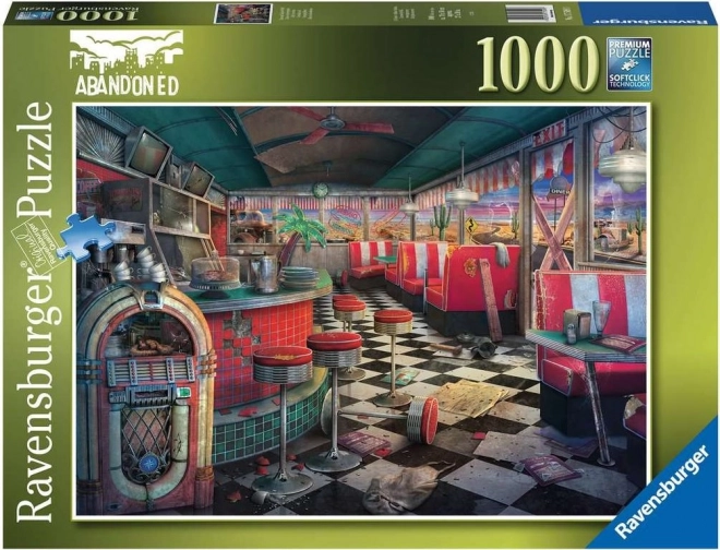 Puzzle Ravensburger locuri părăsite: Bistrou în ruină 1000 piese