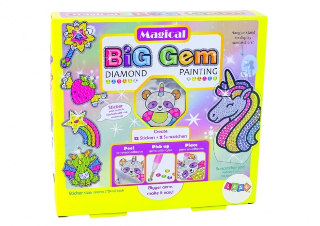 Kit creativ cu sticker pentru artă cu diamante