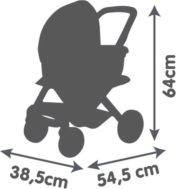 Cărucior pentru păpuși Maxi-Cosi roz deschis