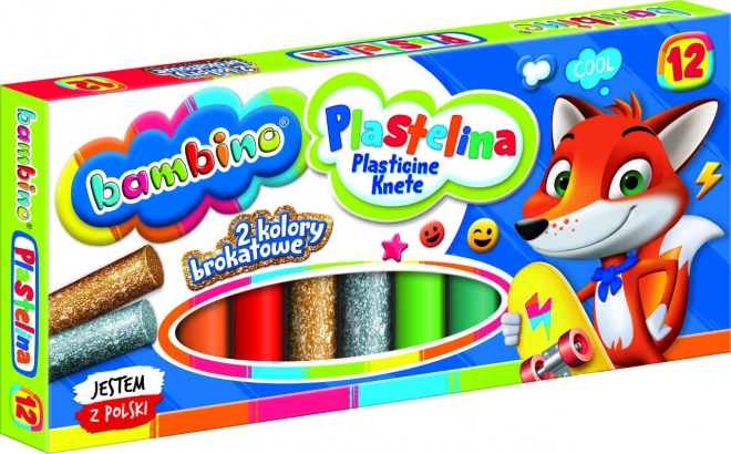 Plastilină Bambino 12 culori