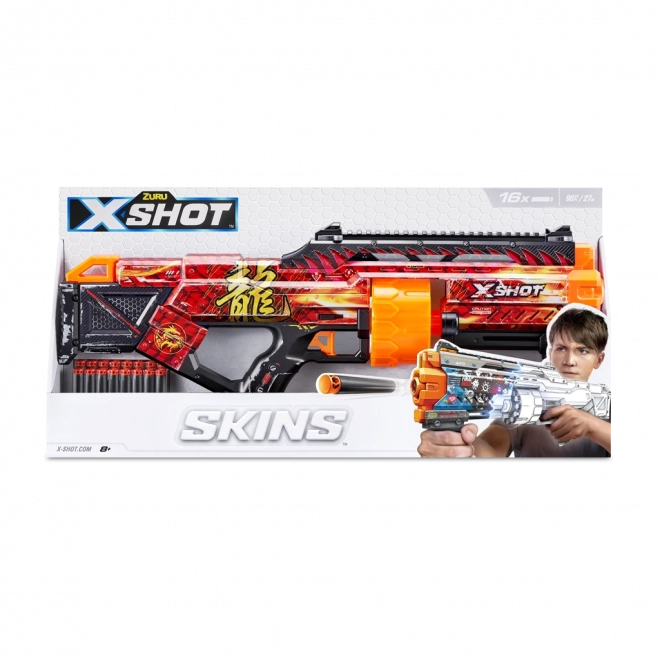 Lansator Skins Last Stand X-Shot cu 16 săgeți