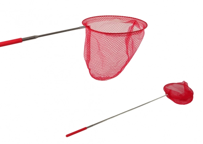 Plasă împotriva insectelor, pliabilă, telescopică, 85 cm roșie
