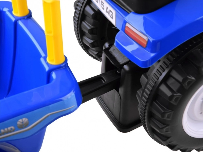 Tractor New Holland cu remorcă pentru copii