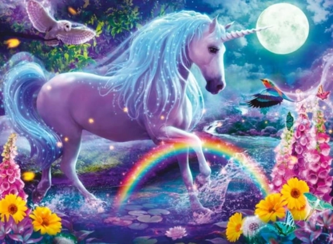 Puzzle XXL Unicorn Răvănsburger cu sclipici