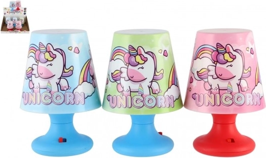 Mini lămpiță cu motiv de unicorn