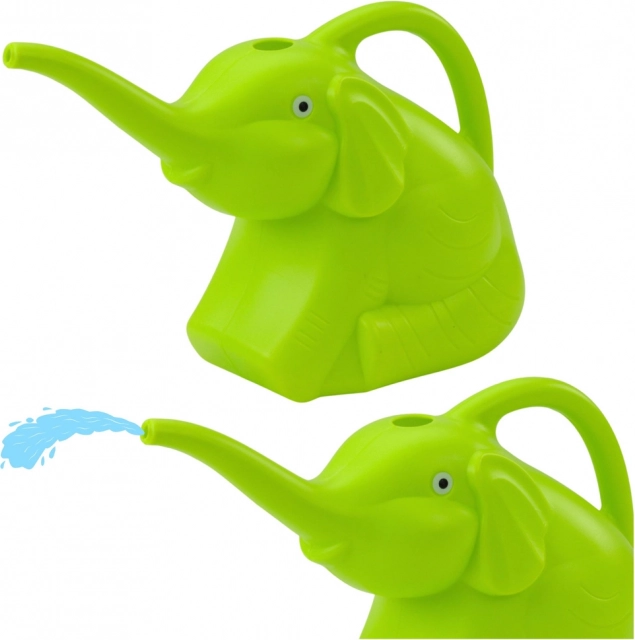 Stropitoare din plastic pentru copii în formă de elefant verde