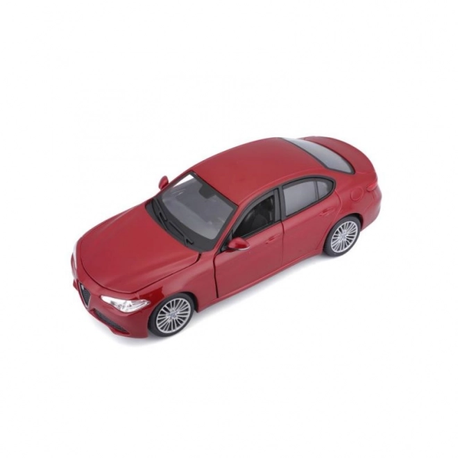 alfa romeo giulia 2016 metalic roșu la scară 1:24 de la Bburago